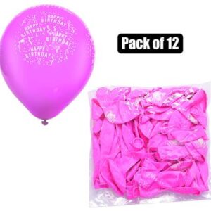 Balloons helium 1pc pink hb print f-01