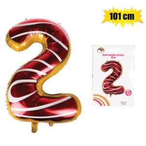 Balloon helium foil donut 2 101cm f-04