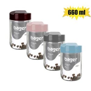 Storage-jar gls aqua 660ml