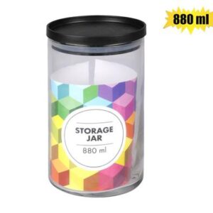 Storage-jar gls canary 16x9cm 880ml