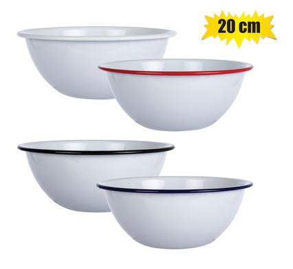 Mixing bowl enamel 20cm
