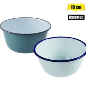 Pudding basin 18cm enamel