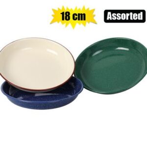 Plate enamel 18cm pasta