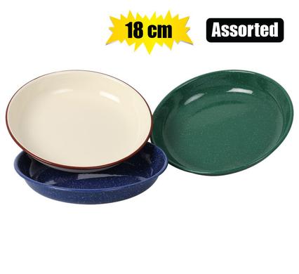 Plate enamel 18cm pasta