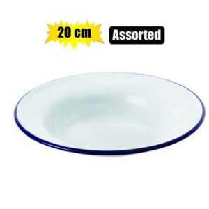 Plate enamel 20cm soup