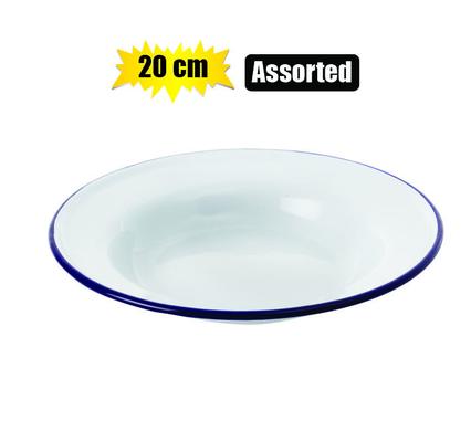 Plate enamel 20cm soup
