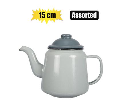 Tea pot 15cm enamel