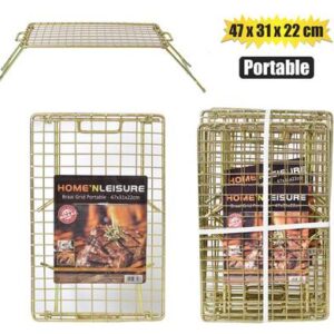 Braai-grid portable 47x31x22cm folding