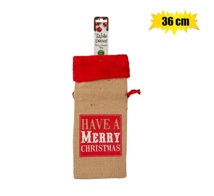 Xmas stationery gift bag wine 36cm