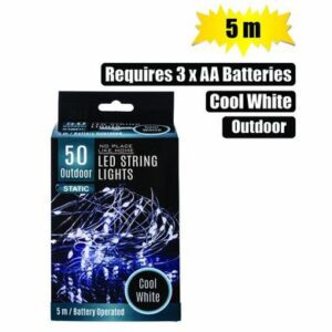 Light fairy led-50x cool wht 5m o-dr b/o
