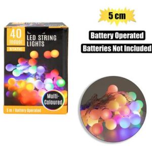 Light fairy led-40xmulti color 5m b/o