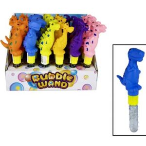 Bubble novelty dinosaur wand
