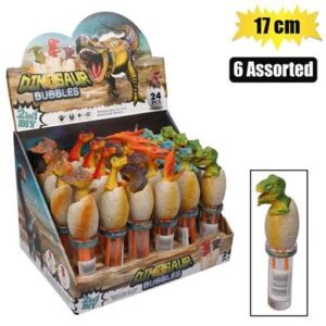 Bubble novelty dino in egg 17cm