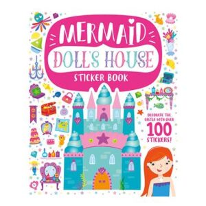 Book sticker mermaid doll's house